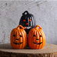 Halloween Pumpkin Decoration Children's Portable Lamp Cage Luminous Bucket Props