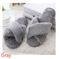 Winter Women Home Slippers With Faux Fur Fashion Warm Shoes Woman Slip On Flats Female Slides Black Plus Size