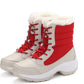 Snow Boots Female High To Help Waterproof Ladies Cotton Shoes Boots Plus Velvet Shoes