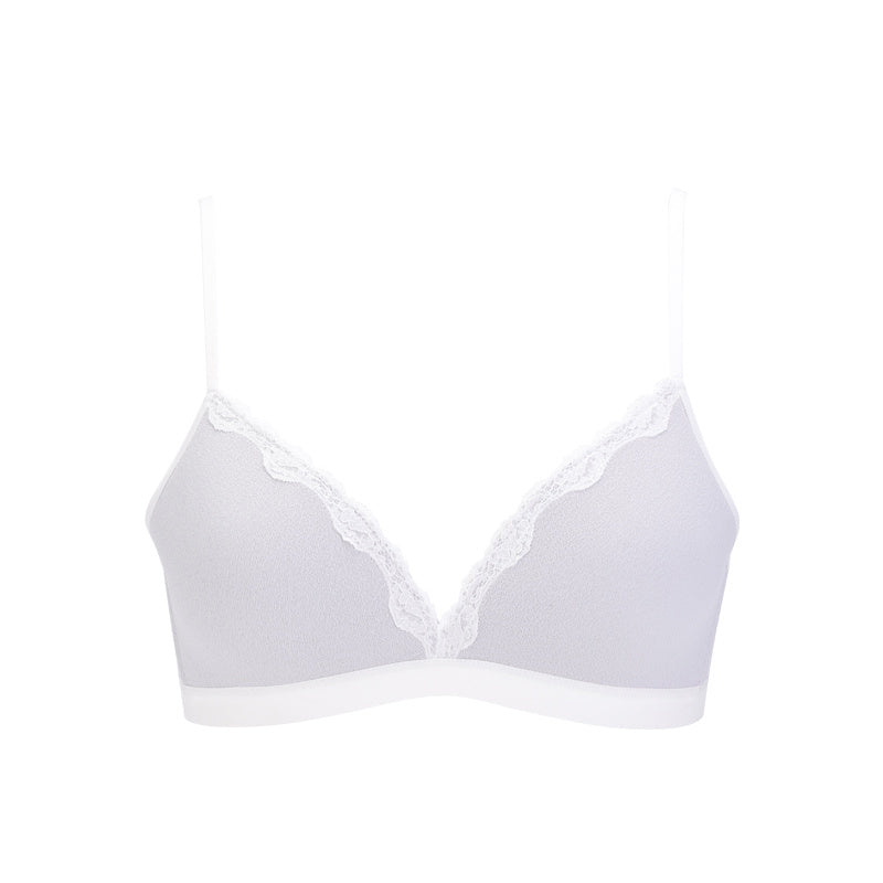 Bra lace triangle cup