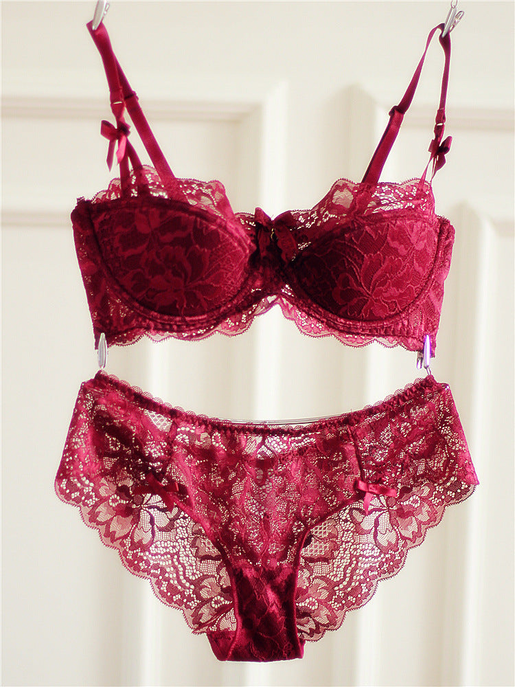 Lace bra set