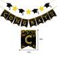 Graduation Party Paper Banner Graduation Season Printed Latex Balloons