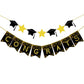 Graduation Party Paper Banner Graduation Season Printed Latex Balloons