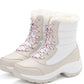 Snow Boots Female High To Help Waterproof Ladies Cotton Shoes Boots Plus Velvet Shoes