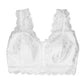 Cross-border Front Buckle Bra Front Zipper Sexy Lace Bra Vest Bra Upper Support Thin Underwear