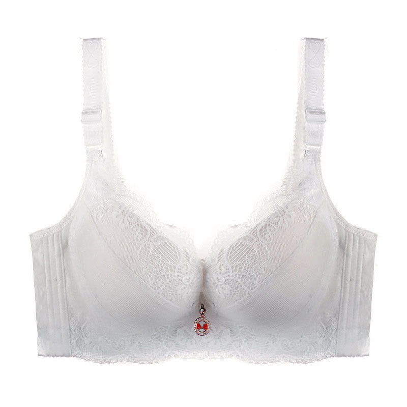 Fashion lace gather bra