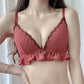 Ruffle Triangle Cup Bra