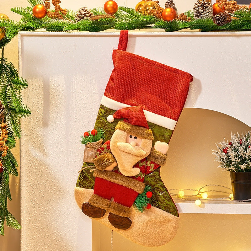 Christmas Decorations Large Cartoon Candy Bag Christmas Christmas W3 Elderly 