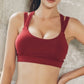 Double strap fitness bra