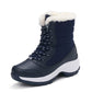 Snow Boots Female High To Help Waterproof Ladies Cotton Shoes Boots Plus Velvet Shoes