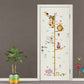 Cartoon Animals Height Measure Wall Sticker Decor Wall Art