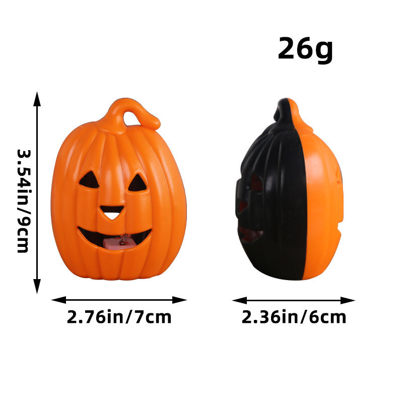 Halloween Pumpkin Decoration Children's Portable Lamp Cage Luminous Bucket Props