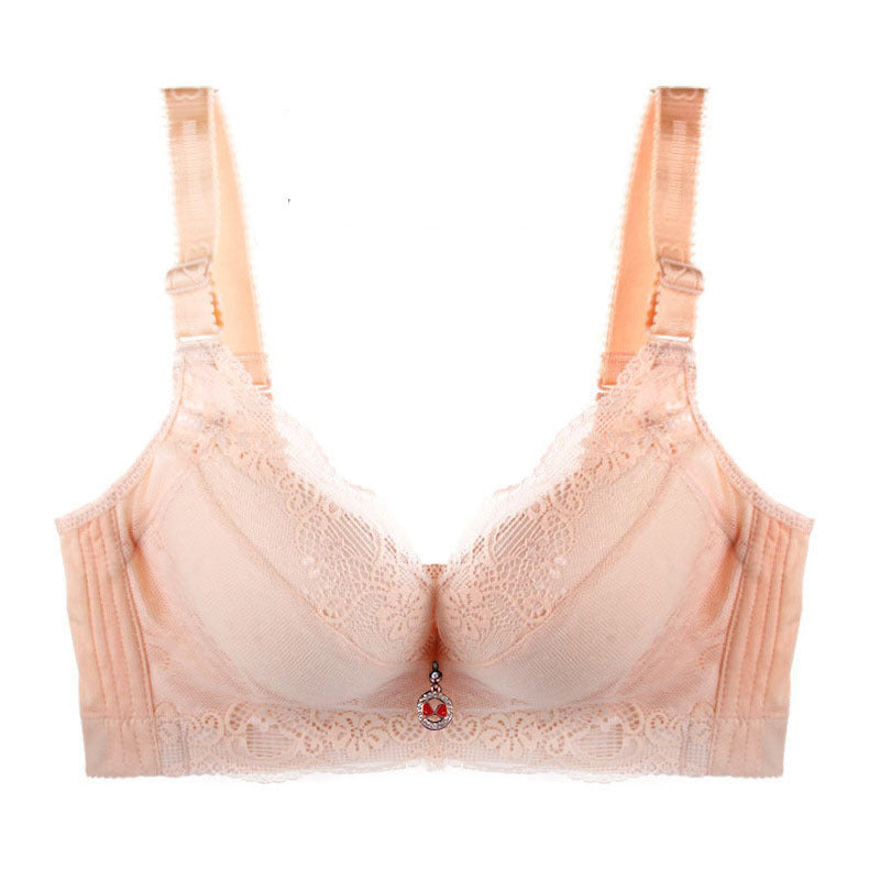 Fashion lace gather bra