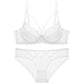 Sponge-free Transparent Bra Bra Women's Underwear Christmas Christmas White 70A 