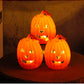 Halloween Pumpkin Decoration Children's Portable Lamp Cage Luminous Bucket Props