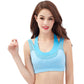 Seamless running sports bra