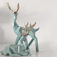 Deers Sculpture Resin Deer Statue Decoration Home Decor Statues Deer Figurines Modern Decoration Deers Table Ornament