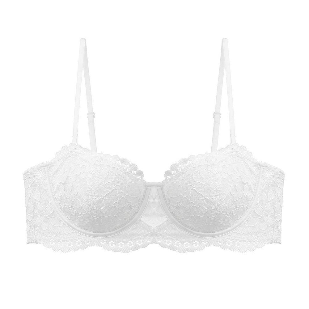 French Style Sexy Lace Bra Embroidered Soft Steel Ring Thin Cotton Bra